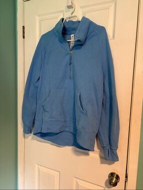 lululemon athletica Light Blue Pullover Hoodie